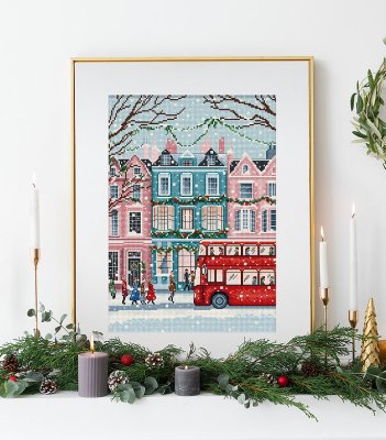 Набір для вишивки хрестиком L9919 London Snowfall. Letistitch - 1
