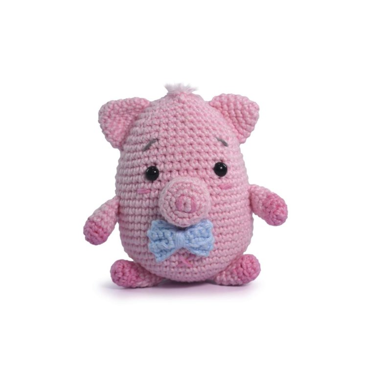4 AMIGURUMI KIT - FARM Piglet. Набір для в'язання іграшки - 2