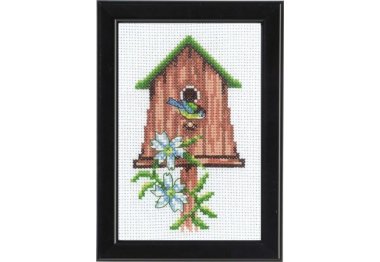  13-9420 Домик для птиц (Birdhousehouse. Набор для вышивания крестом PERMIN