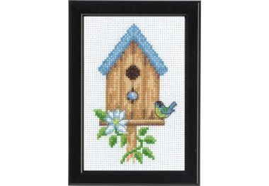 13-9421 Домик для птиц (Birdhousehouse. Набор для вышивания крестом PERMIN