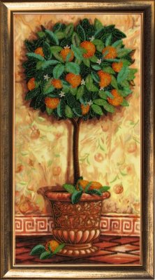 288 Апельсиновое дерево. Набор для вышивания бисером Butterfly - 1