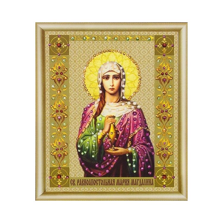 КС-115 Ікона святої рівноапостольної Марії-Магдалини Набір картина стразами - 1