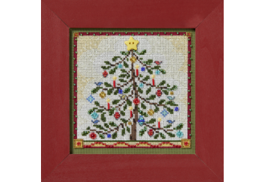вишивка гладдю MH142435 Ялинка. Набір для вишивки в змішаній техниці Mill Hill