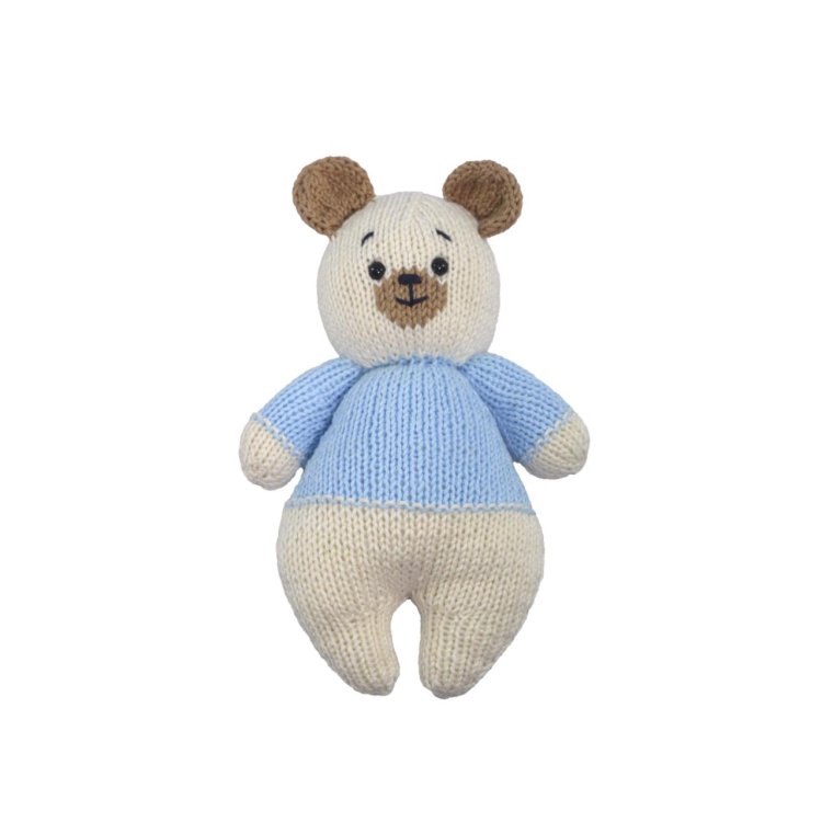 1 AMIGURUMI KIT - KNITTED TEDDY BEAR Cuddly. Набор для вязания игрушки - 2