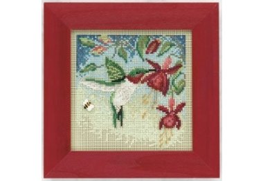 вишивка гладдю MH141104 Колібрі. Набір для вишивки в змішаній техніці Mill Hill