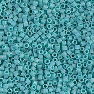 DBS-878 Бисер Miyuki Delica Beads 15/0 (матовый бирюзовый) - 1
