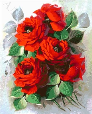 36-3162-НО Огненные розы. Набор Для вышивки бисером ТМ Токарева А. - 1