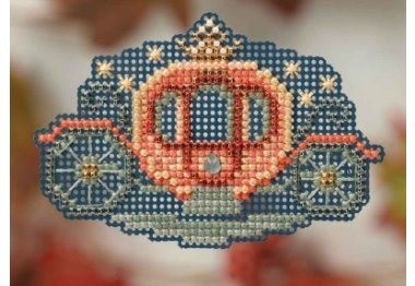 вышивка гладью MH184202 Карета Принцессы. Набор для вышивки в смешанной технике Mill Hill