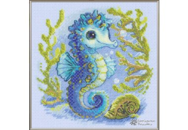  A1038 Дитинча морського коника. Набір для вишивки хрестиком AINE