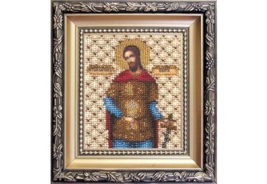  Б-1094 Икона святой великомученик Никита Набор для вышивки бисером