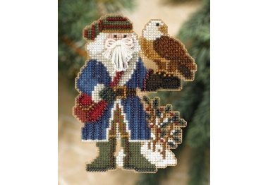 вышивка гладью MH208301 Пайкс Пик Санта. Набор для вышивки в смешанной технике Mill Hill вышивка гладью MH208301 Пайкс Пик Санта. Набор для вышивки в смешанной технике Mill Hill