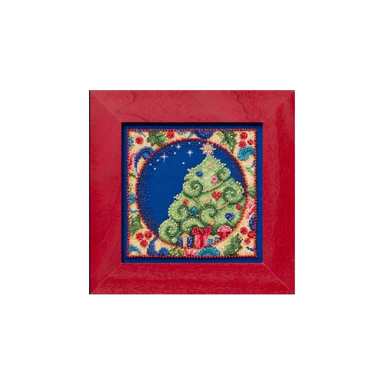 JS304104 Елка. Набор для вышивки в смешанной технике Mill Hill - 1