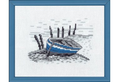 13-9116 Лодка (Boat. Набір для вишивання хрестом PERMIN 13-9116 Лодка (Boat. Набір для вишивання хрестом PERMIN