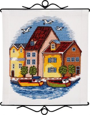 92-2356 Гавань. Набор для вышивания крестом PERMIN - 1 92-2356 Гавань. Набор для вышивания крестом PERMIN - 1