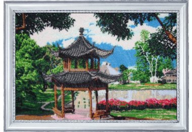  328 Китайский садик. Набор для вышивания бисером Butterfly