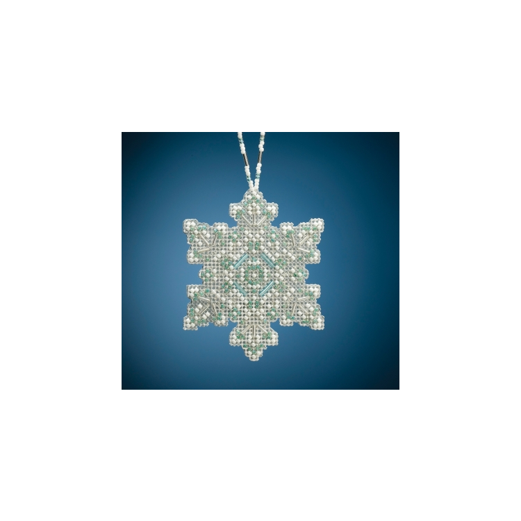 MH212015 Аква сніжинка. Набір для вишивки в змішаній техниці Mill Hill - 1