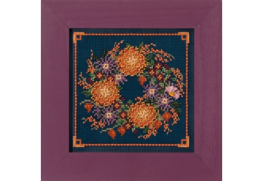 вышивка гладью MH141824 Мамин венок. Набор для вышивки в смешанной технике Mill Hill