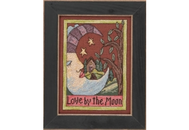 вышивка гладью ST303102 Люби луной. Набор для вышивки в смешанной технике Mill Hill