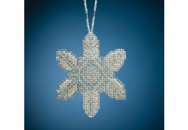 вышивка гладью MH212013 Ледяная снежинка. Набор для вышивки в смешанной технике Mill Hill