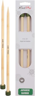 22445 Спицы прямые Bamboo KnitPro, 33 см, 8.00 мм - 1