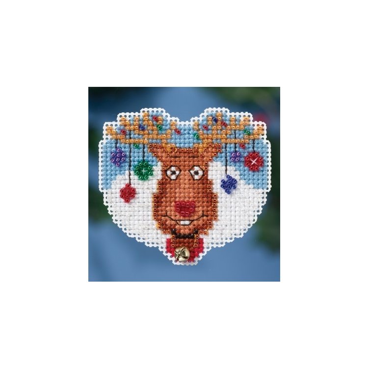 MH181631 Игры с оленем. Набор для вышивки в смешанной технике Mill Hill - 1