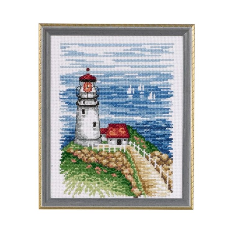 92-9417 Маяк (Lighthouse. Набор для вышивания крестом PERMIN - 1