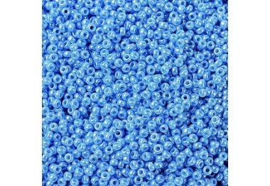  RR-433 Бісер Miyuki Round Rocailles 11/0 (перлиновий, блакитний)