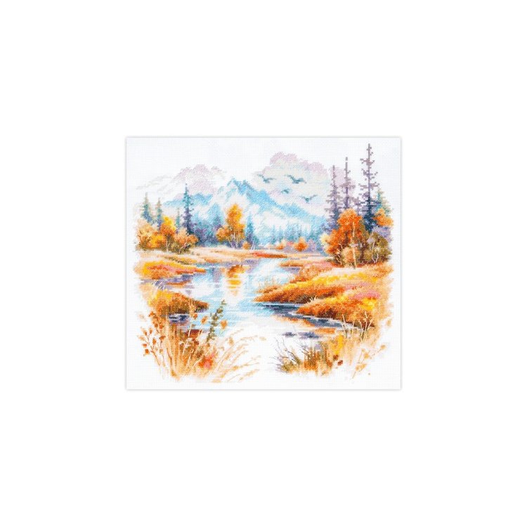 70-27 Тиша і прохолода. Набір для вишивки хрестом Magic Needle - 1 70-27 Тиша і прохолода. Набір для вишивки хрестом Magic Needle - 1