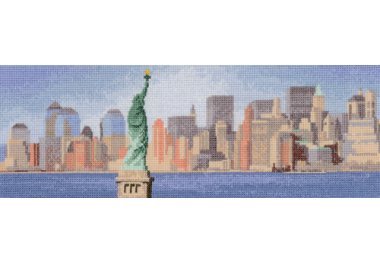  HC674 Нью-Йоркський горизонт. Схема для вишивки хрестиком на папері Heritage Crafts