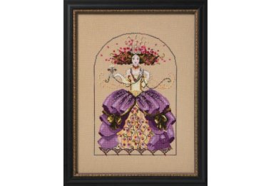  MD198 The Empress//Императрица. Схема для вышивания крестом на бумаге Mirabilia Designs