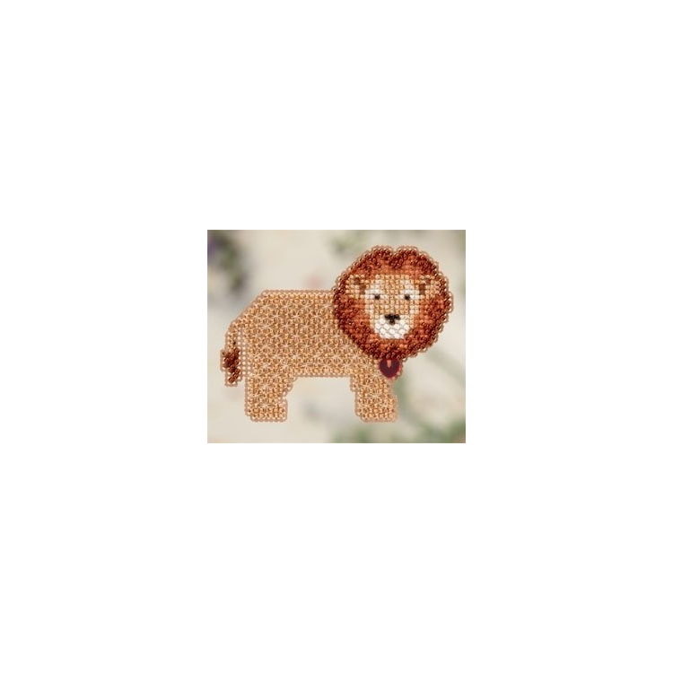 MH182101 Левине серце. Набір для вишивки в змішаній техниці Mill Hill - 1