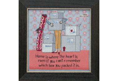 вышивка гладью CG301811 Там, где сердце. Набор для вышивки в смешанной технике Mill Hill