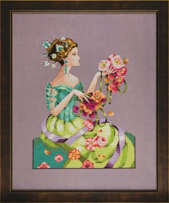 MD183 Lavender Mist//Лавандовый туман. Схема для вышивания крестом на бумаге Mirabilia Designs - 1 MD183 Lavender Mist//Лавандовый туман. Схема для вышивания крестом на бумаге Mirabilia Designs - 1