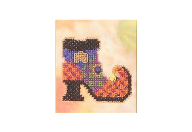 вишивка гладдю MHAH67 ' Чобіт Ванди. Набір для вишивки в змішаній техниці Mill Hill