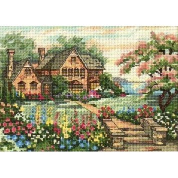 4584 Маленький котедж. Набір для вишивки хрестиком Classic Design - 1