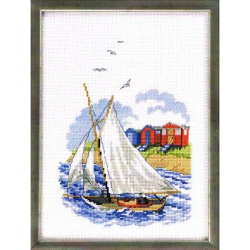 92-8120 Судно. Набор для вышивания крестом PERMIN - 1