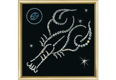 алмазная вышивка КС-004 Знак зодиака РАК Набор картина стразами