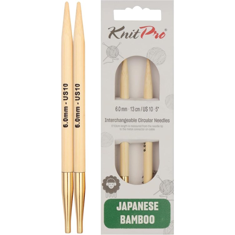 22407 Спицы съемные Bamboo KnitPro, 6.00 мм - 1 22407 Спицы съемные Bamboo KnitPro, 6.00 мм - 1