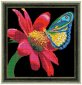 НВ-289/2 Квітка і метелик. Схема для вишивки бісером - 1