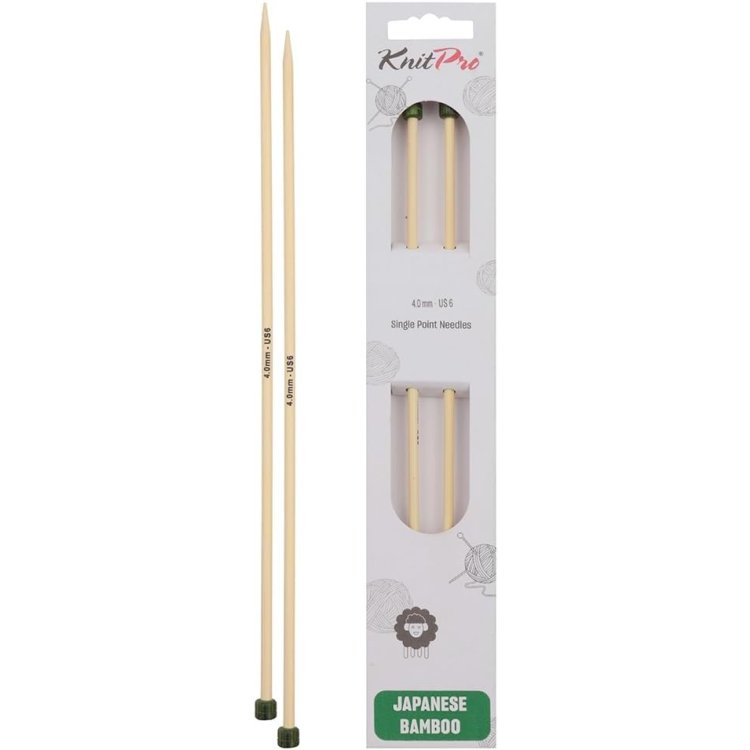 22327 Спиці прямі Bamboo KnitPro, 30 см, 4.00 мм - 1