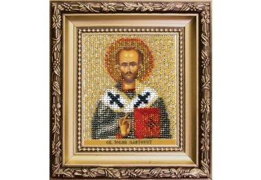  Б-1234 Икона святителя Иоанна Златоуста Набор для вышивки бисером