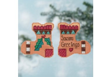 вышивка гладью ST141614 Приветствие. Набор для вышивки в смешанной технике Mill Hill