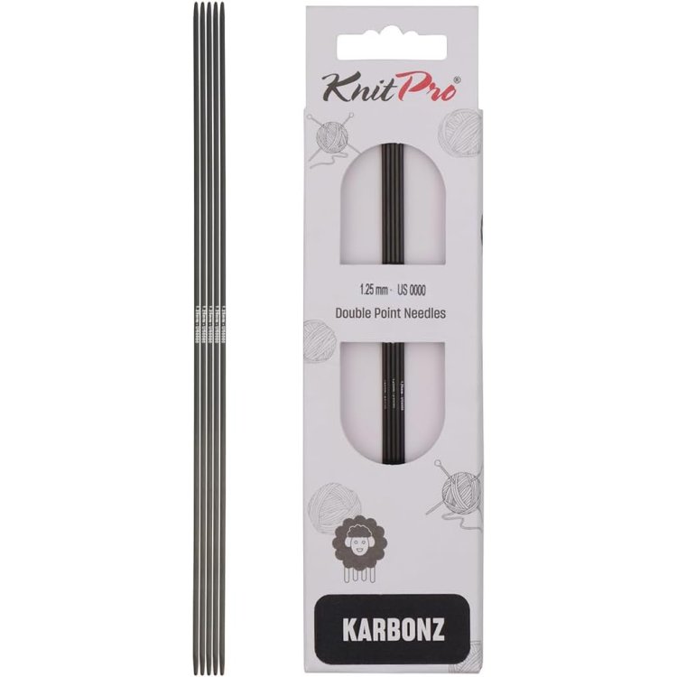 41102 Спицы носочные Karbonz KnitPro 15 см 1.25 мм - 1 41102 Спицы носочные Karbonz KnitPro 15 см 1.25 мм - 1