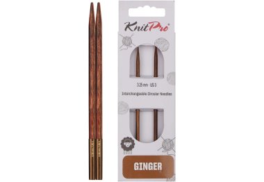 спиці для в'язання 31202 Спиці з`ємні Ginger KnitPro, 3.25 мм
