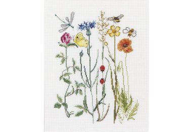  577 Wildflowers Linen. Набір для вишивки хрестом Thea Gouverneur
