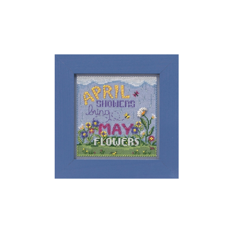 MH141913 Квітневі зливи. Набір для вишивки в змішаній техниці Mill Hill - 1