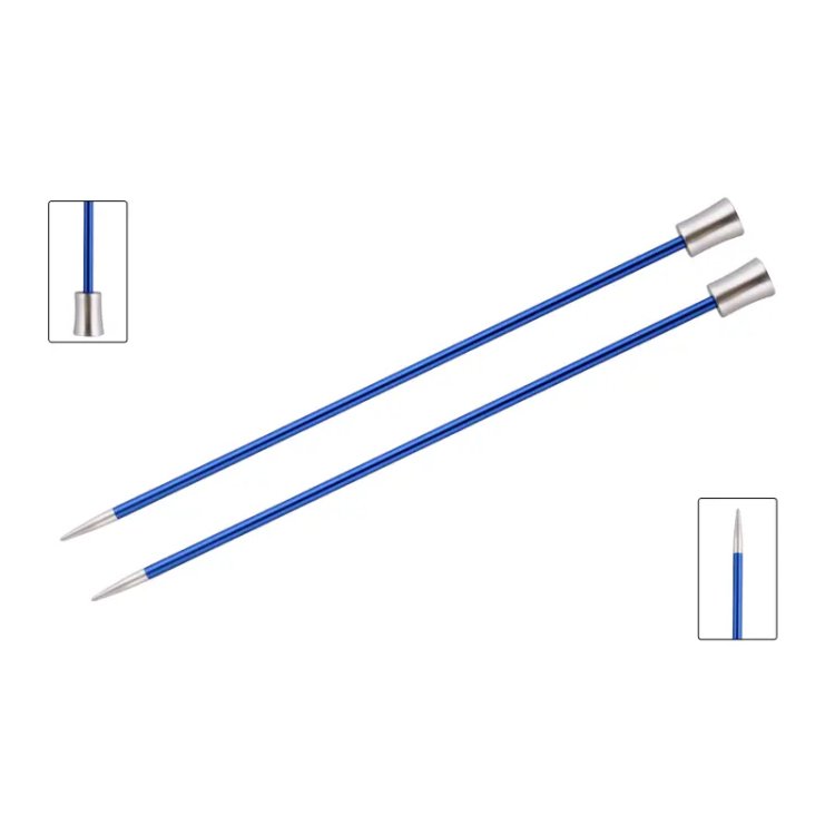 47329 Спицы прямые Zing KnitPro, 40 см, 4.00 мм - 1