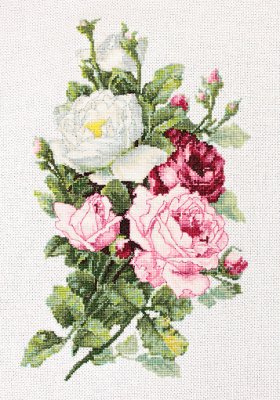 B2285 Букет из роз. Набор для вышивки крестом - 1