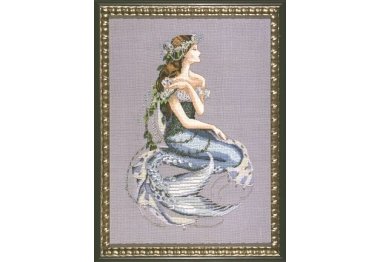  MD84 Enchanted Mermaid//Зачарованная Русалка. Схема для вышивки крестом на бумаге Mirabilia Designs