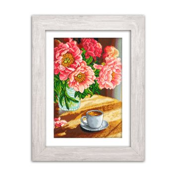 N002 Добрий ранок. Набір для вишивки хрестом Кольорова - 1